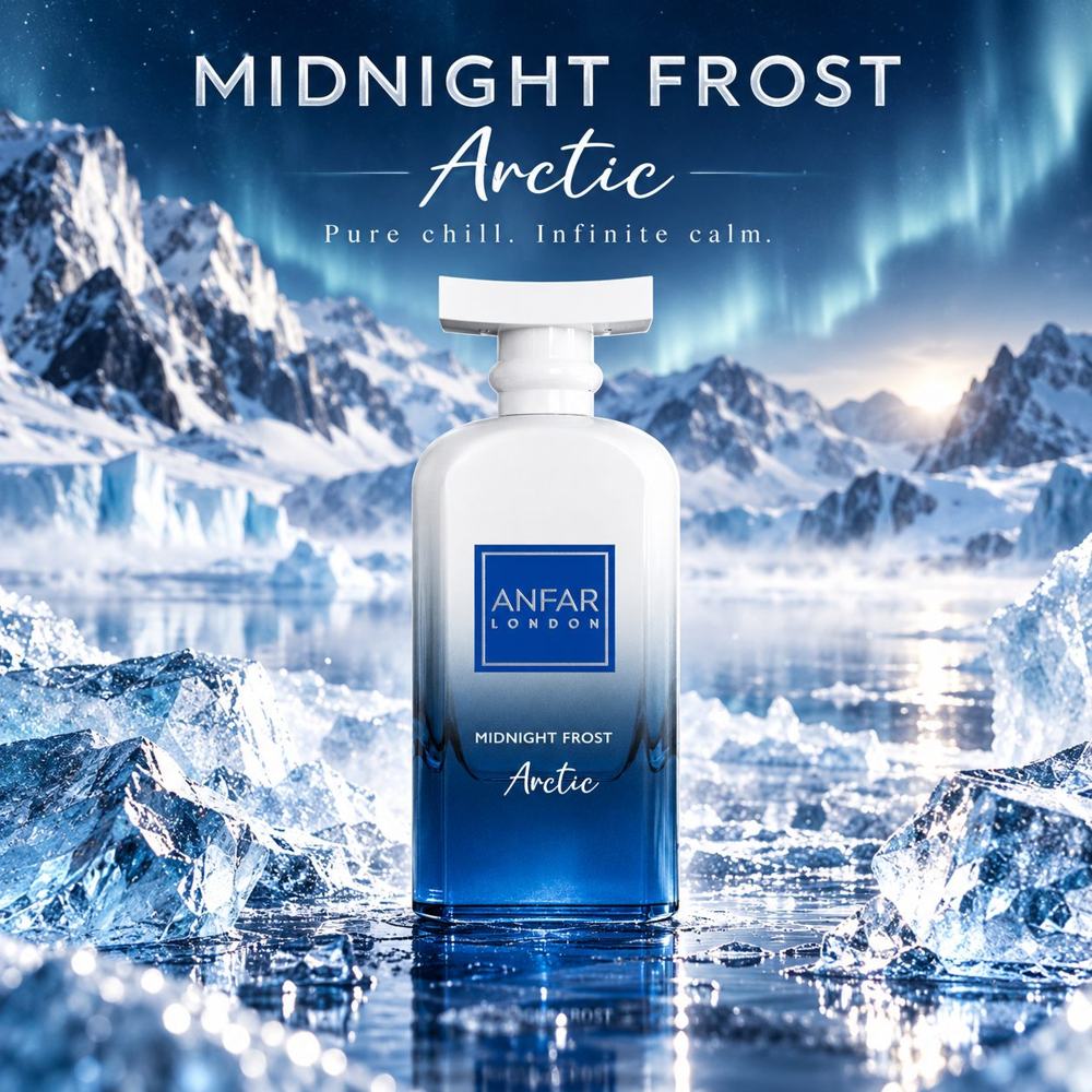 Midnight Frost Arctic among arctic ice under the northern lights