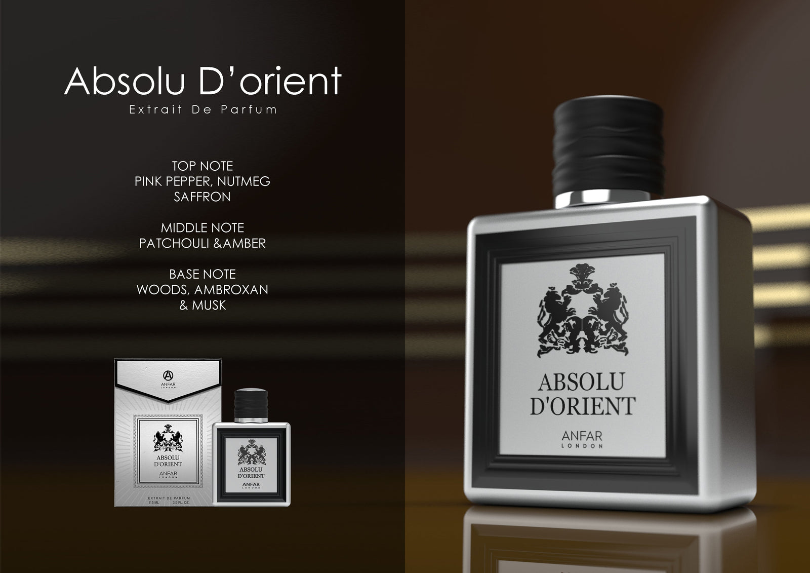Absolu D'Orient by Anfar London with its fragrance notes