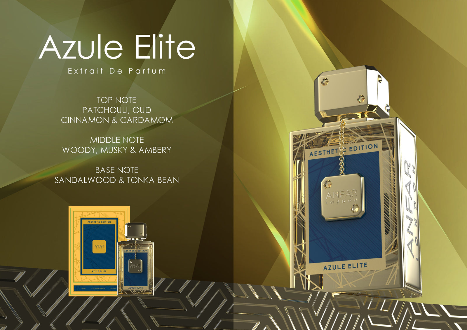 Azule Elite by Anfar London with its fragrance notes