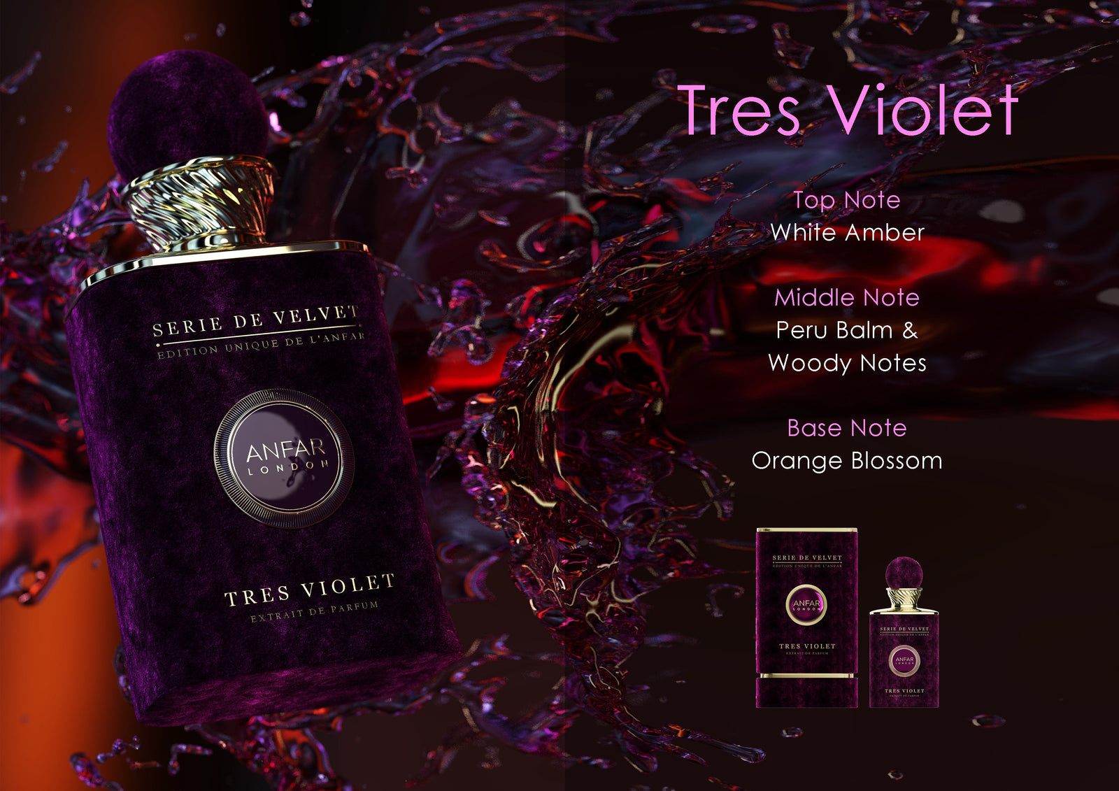Tres Violet by Anfar London with its fragrance notes